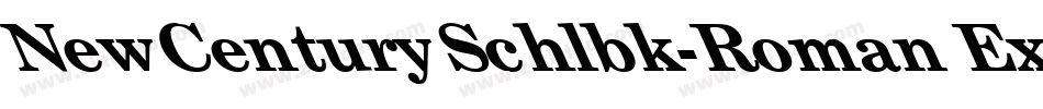 NewCenturySchlbk-Roman Ex字体转换